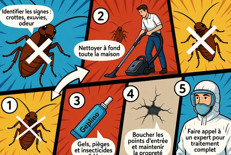 Désinsectisation cafards : Le guide complet pour une éradication durable