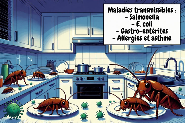 Maladies transmises par les cafards : Quels risques pour votre santé ?