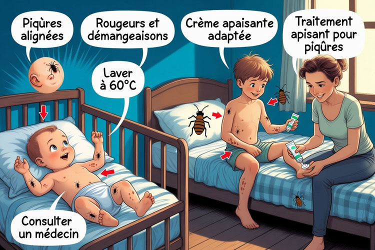 Punaises de Lit et Enfants / Bébés : Reconnaître, Soulager et Traiter en Toute Sécurité