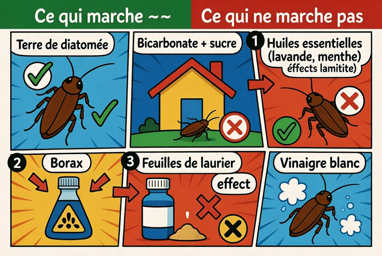 Remèdes naturels contre les cafards : Ce qui marche vraiment (et ce qui ne marche pas)