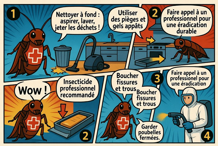 Traitement cafards : Méthodes efficaces pour s'en débarrasser durablement